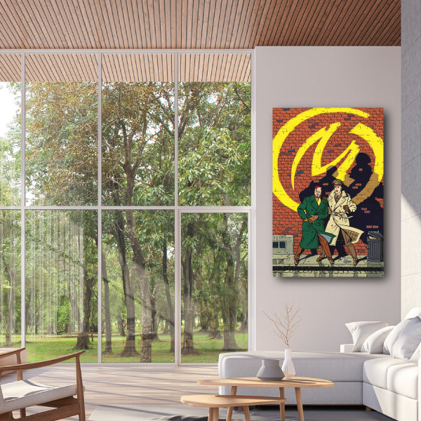 Tableau Blake et Mortimer 1 marque jaune