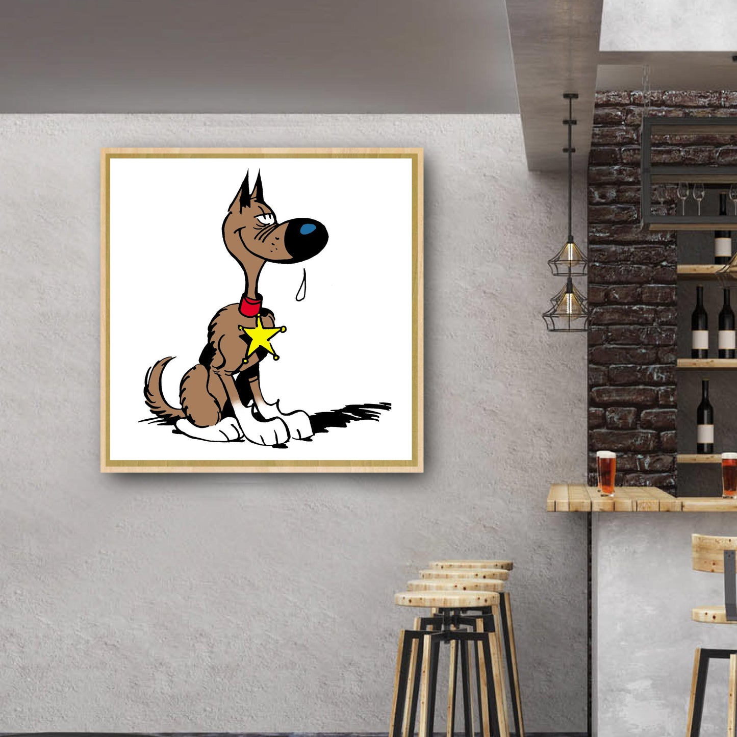 Tableau Lucky Luke 7 Rantanplan