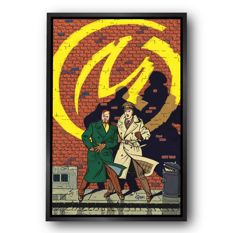 Tableau Blake et Mortimer 1 marque jaune