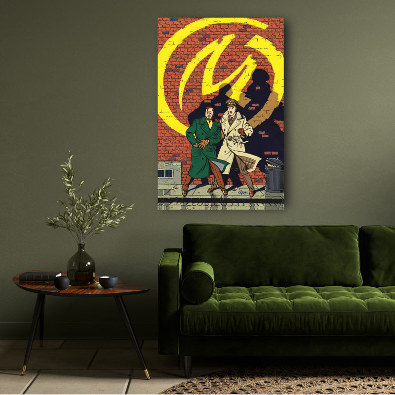 Tableau Blake et Mortimer 1 marque jaune