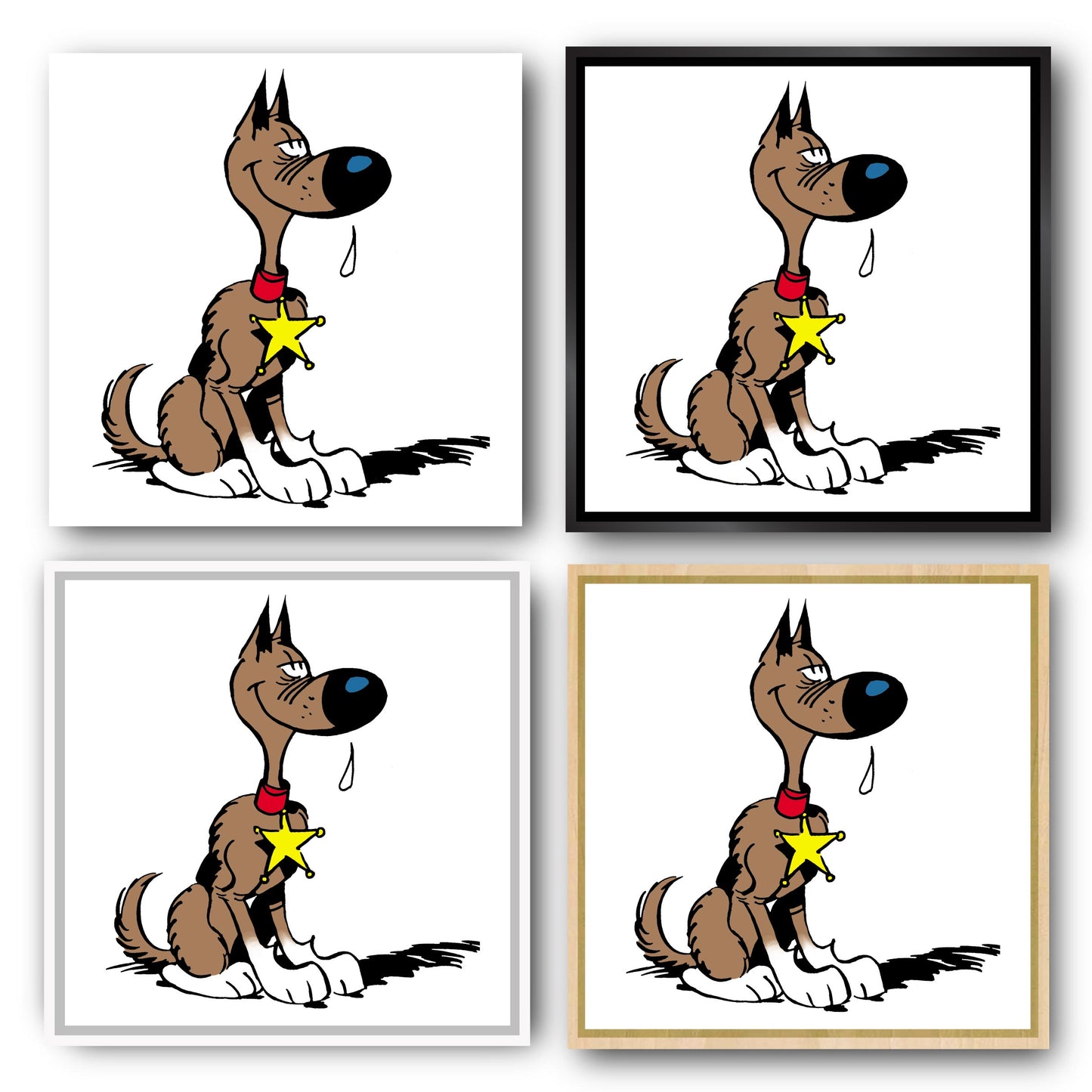 Tableau Lucky Luke 7 Rantanplan