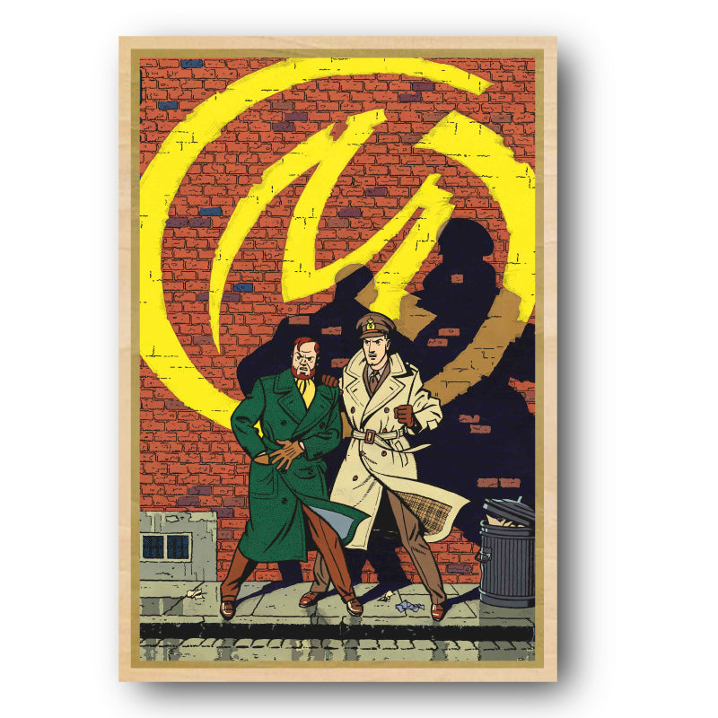 Tableau Blake et Mortimer 1 marque jaune