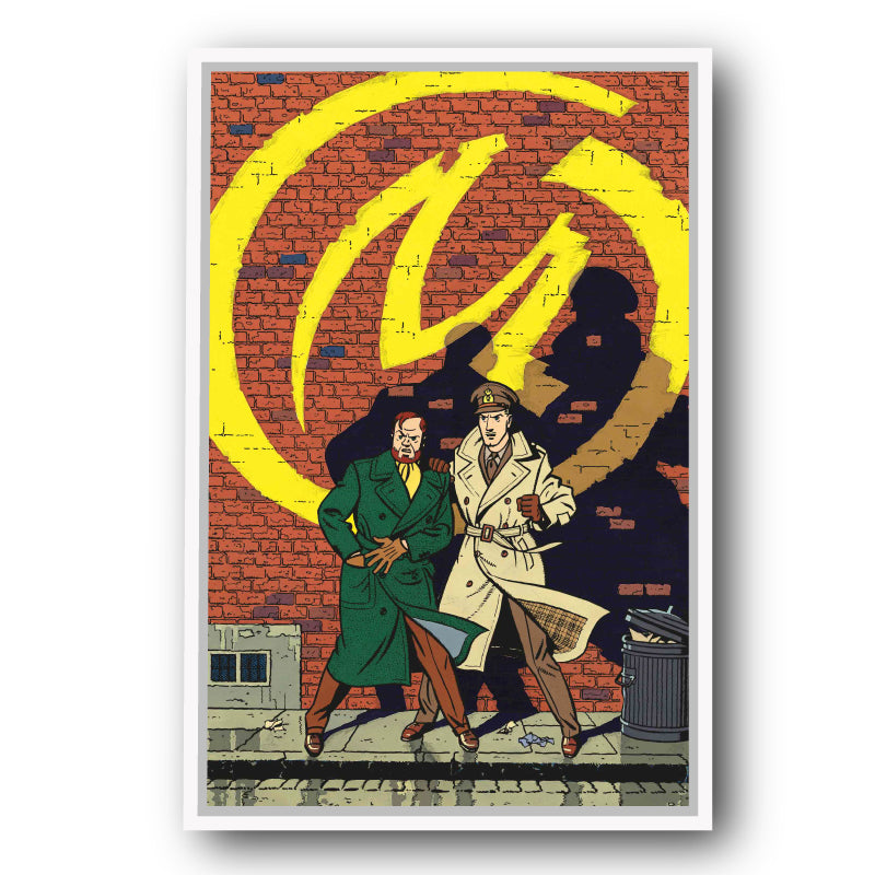 Tableau Blake et Mortimer 1 marque jaune