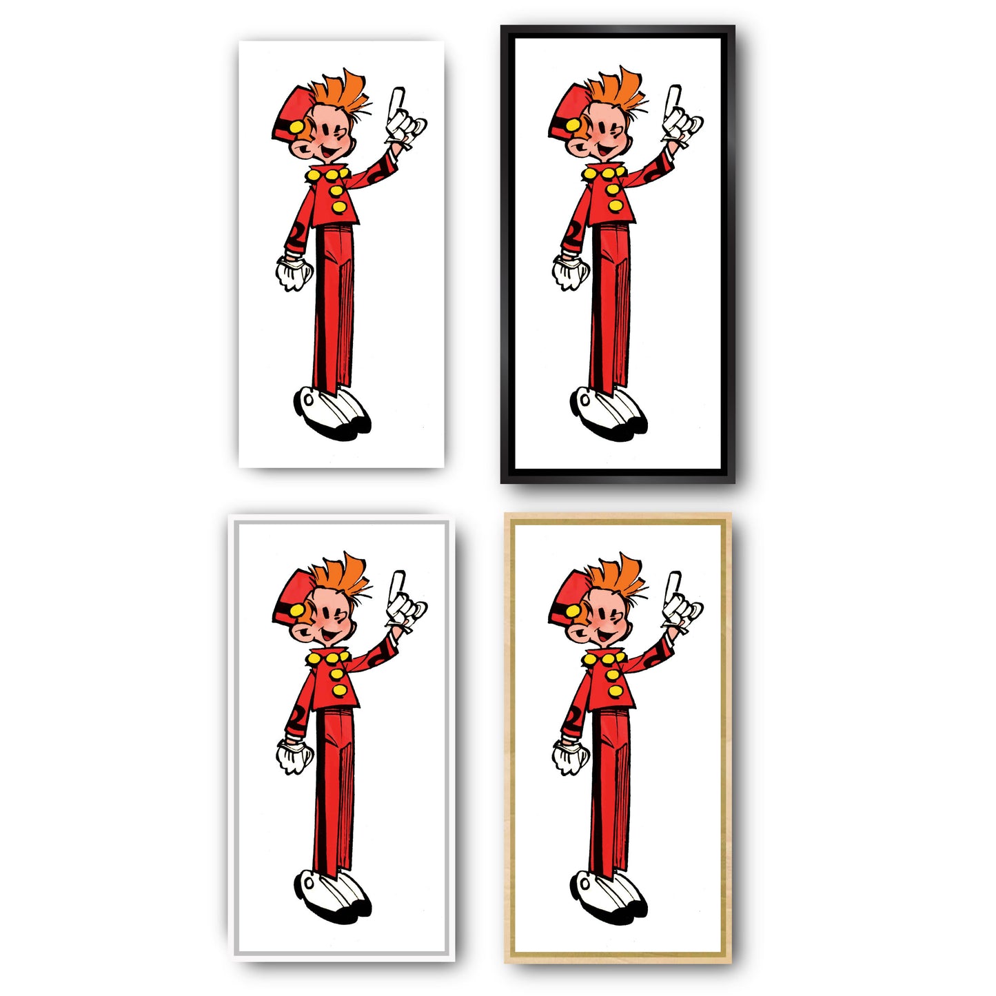 Tableau Spirou 2 Spirou debout