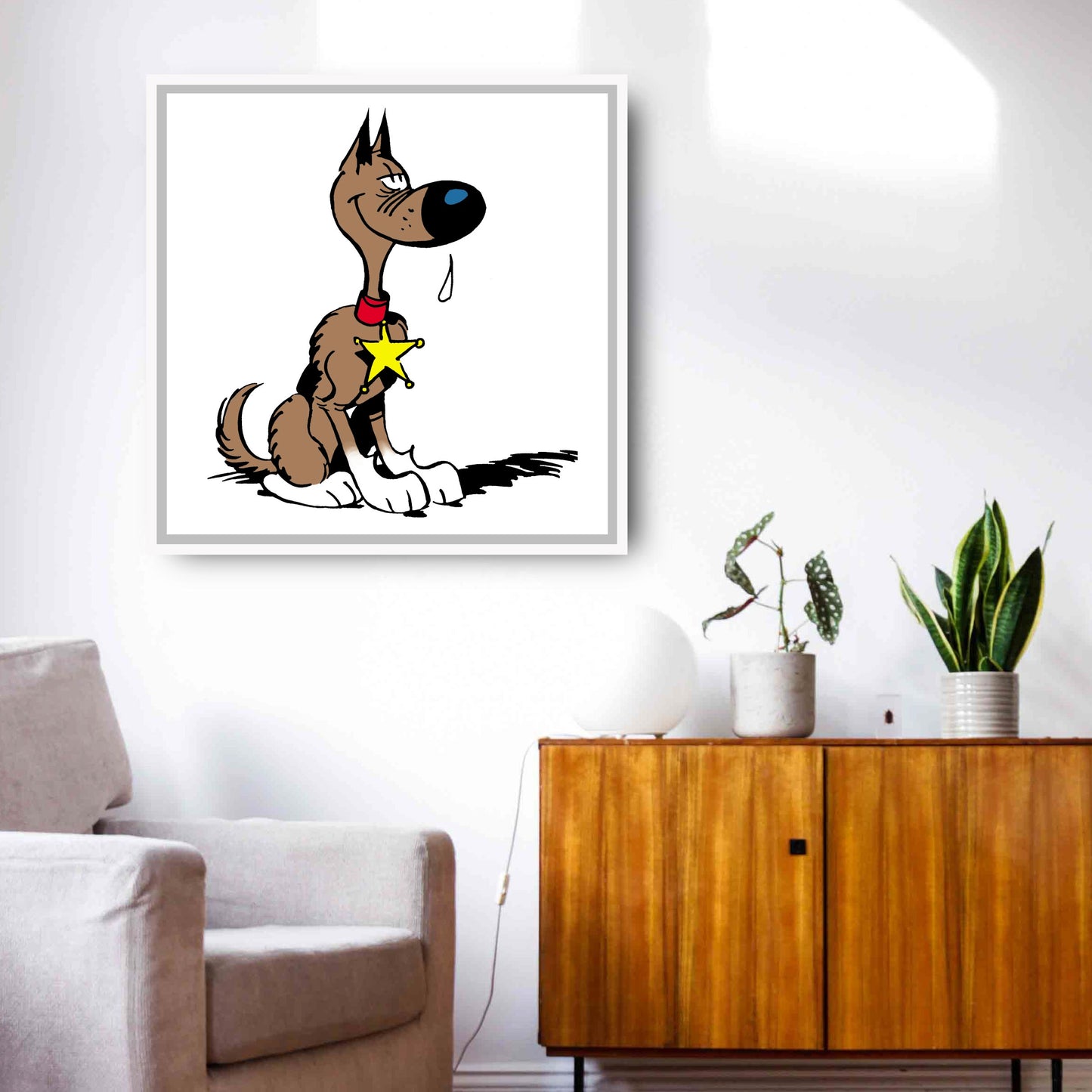 Tableau Lucky Luke 7 Rantanplan