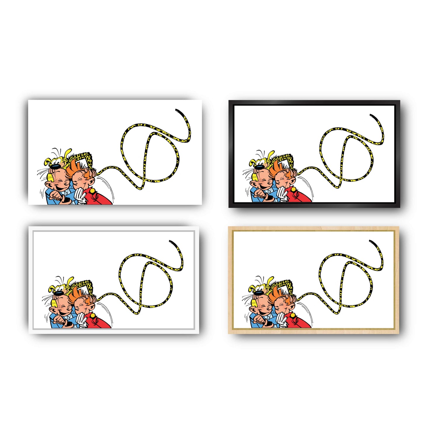 Tableau Spirou 8 Les 3 amis