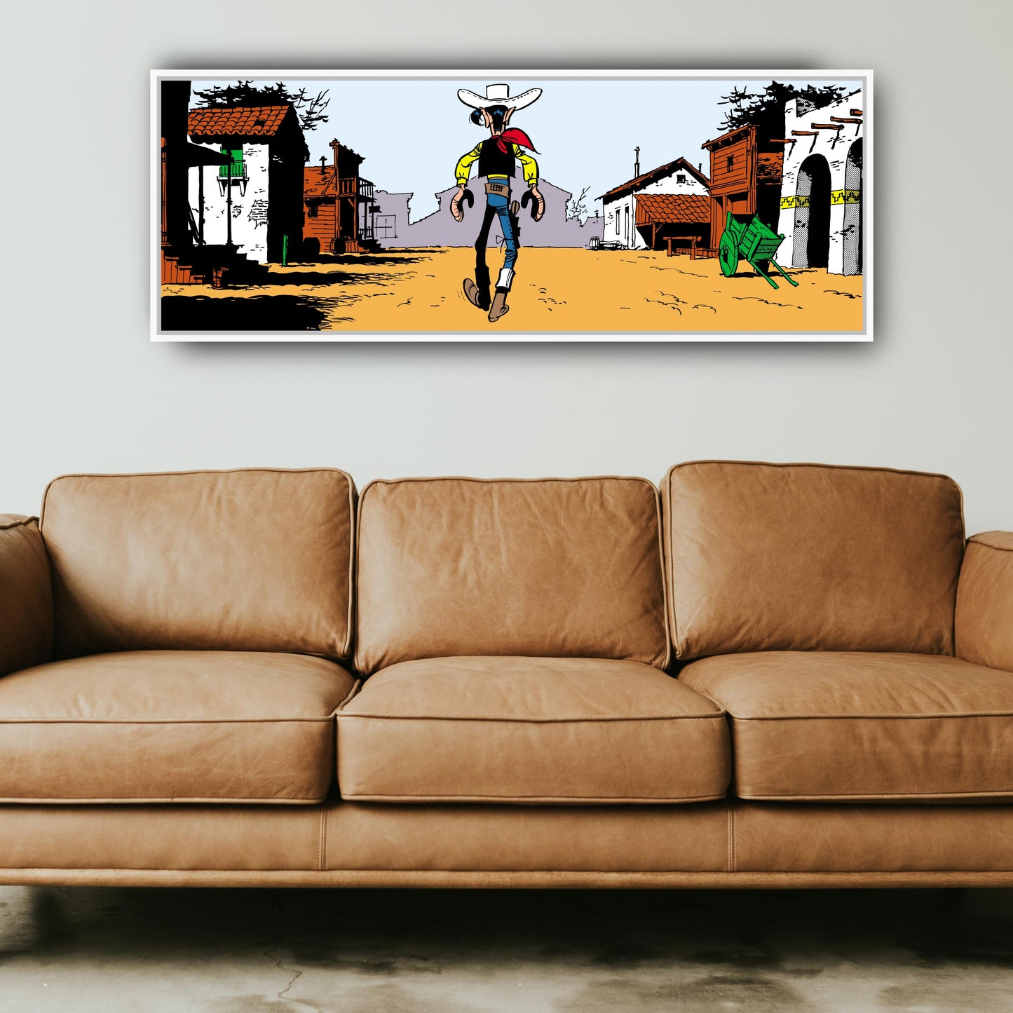 Tableau Lucky Luke 4 Duel de jour