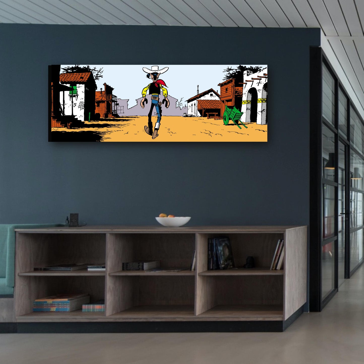 Tableau Lucky Luke 4 Duel de jour