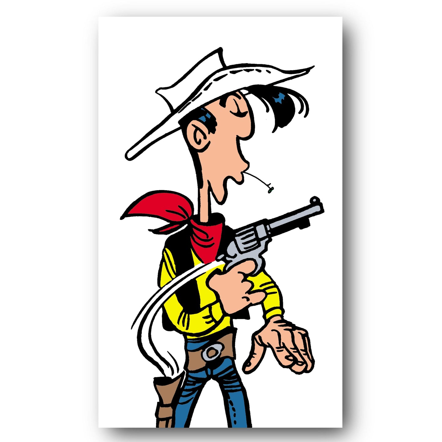 Tableau Lucky Luke 1 Haut les mains