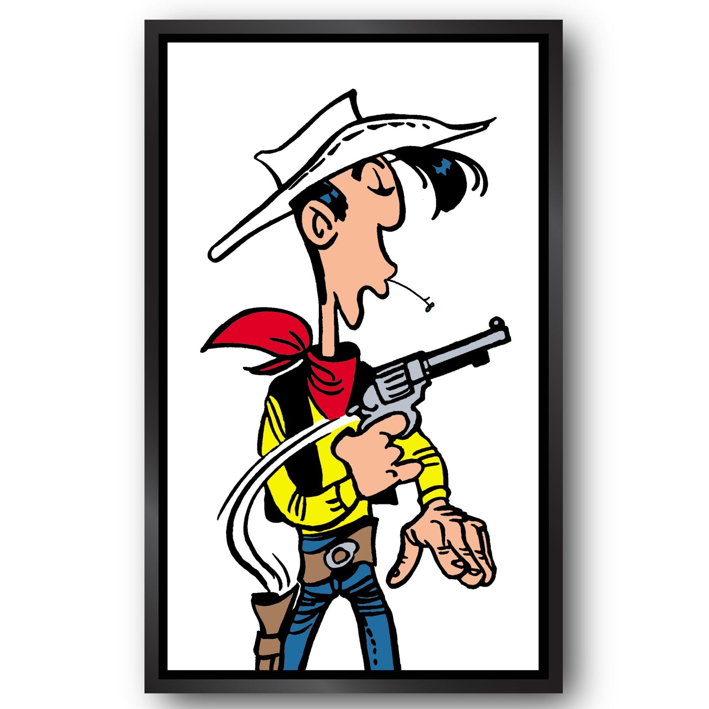Tableau Lucky Luke 1 Haut les mains