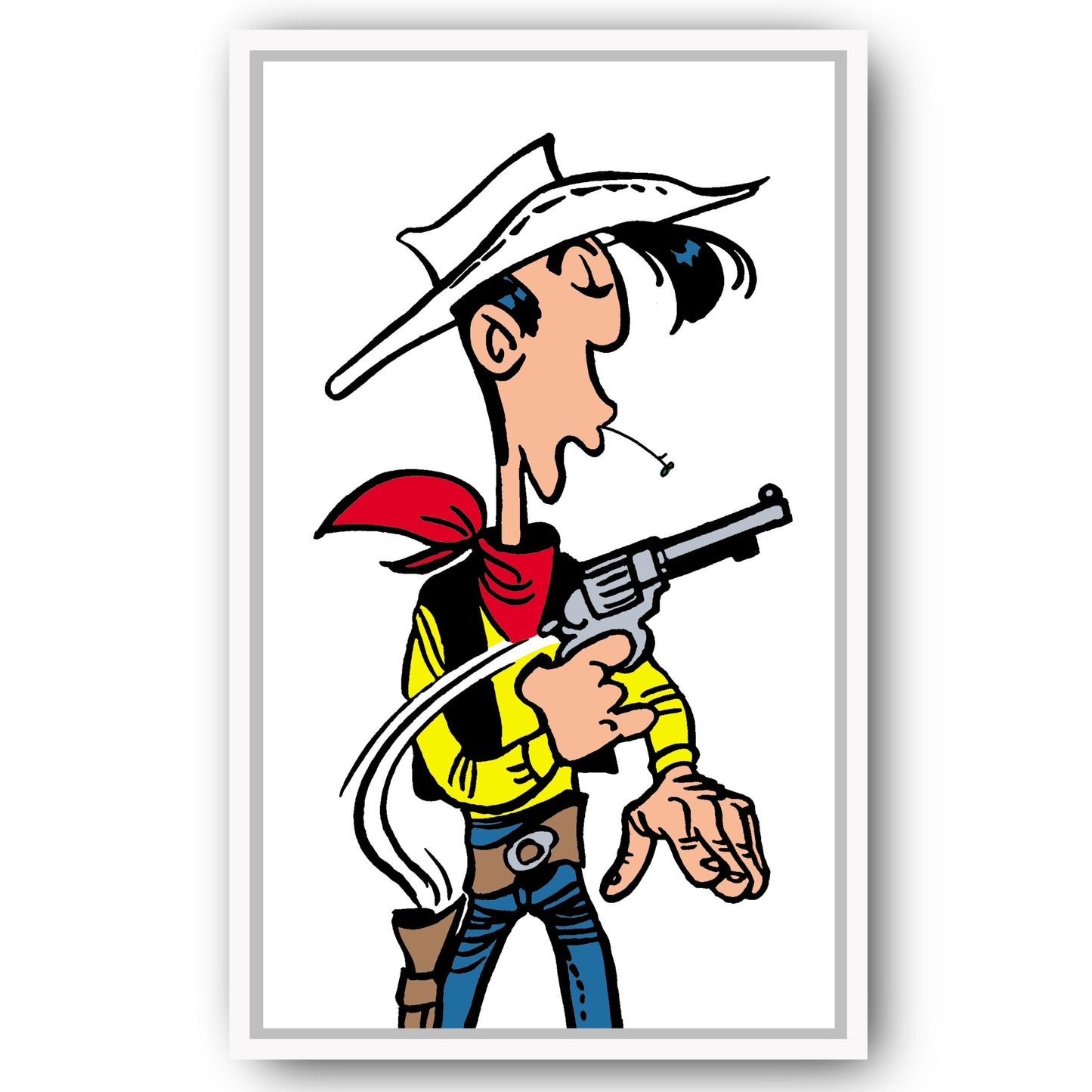 Tableau Lucky Luke 1 Haut les mains