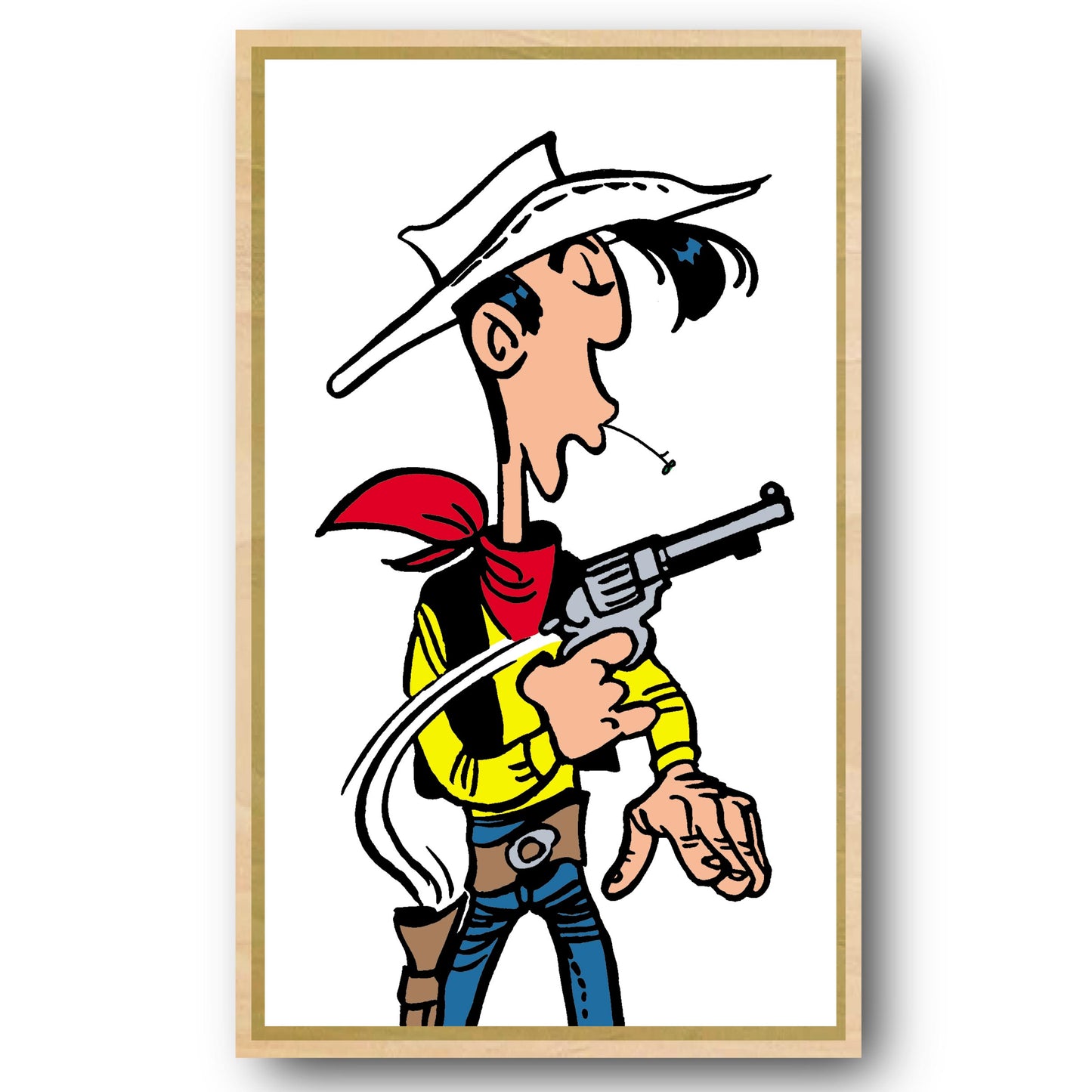 Tableau Lucky Luke 1 Haut les mains