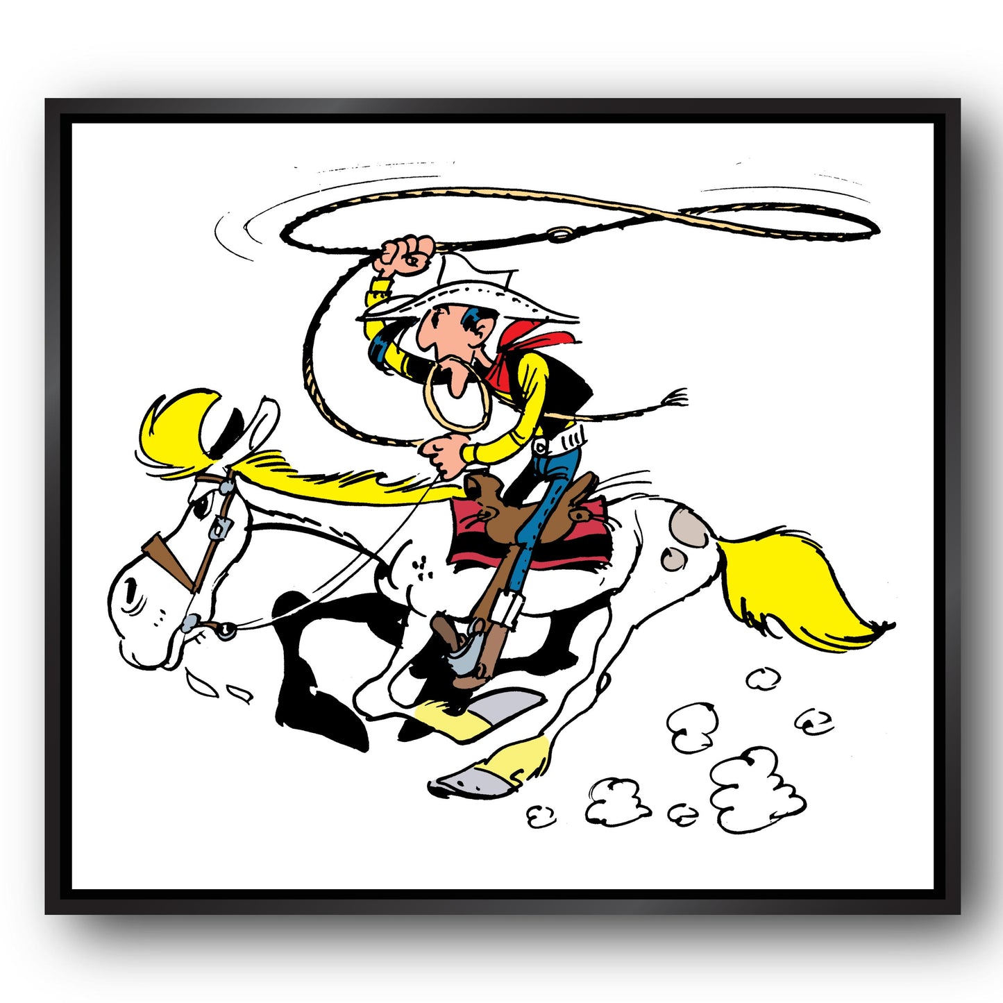 Tableau Lucky Luke 9 Au galop