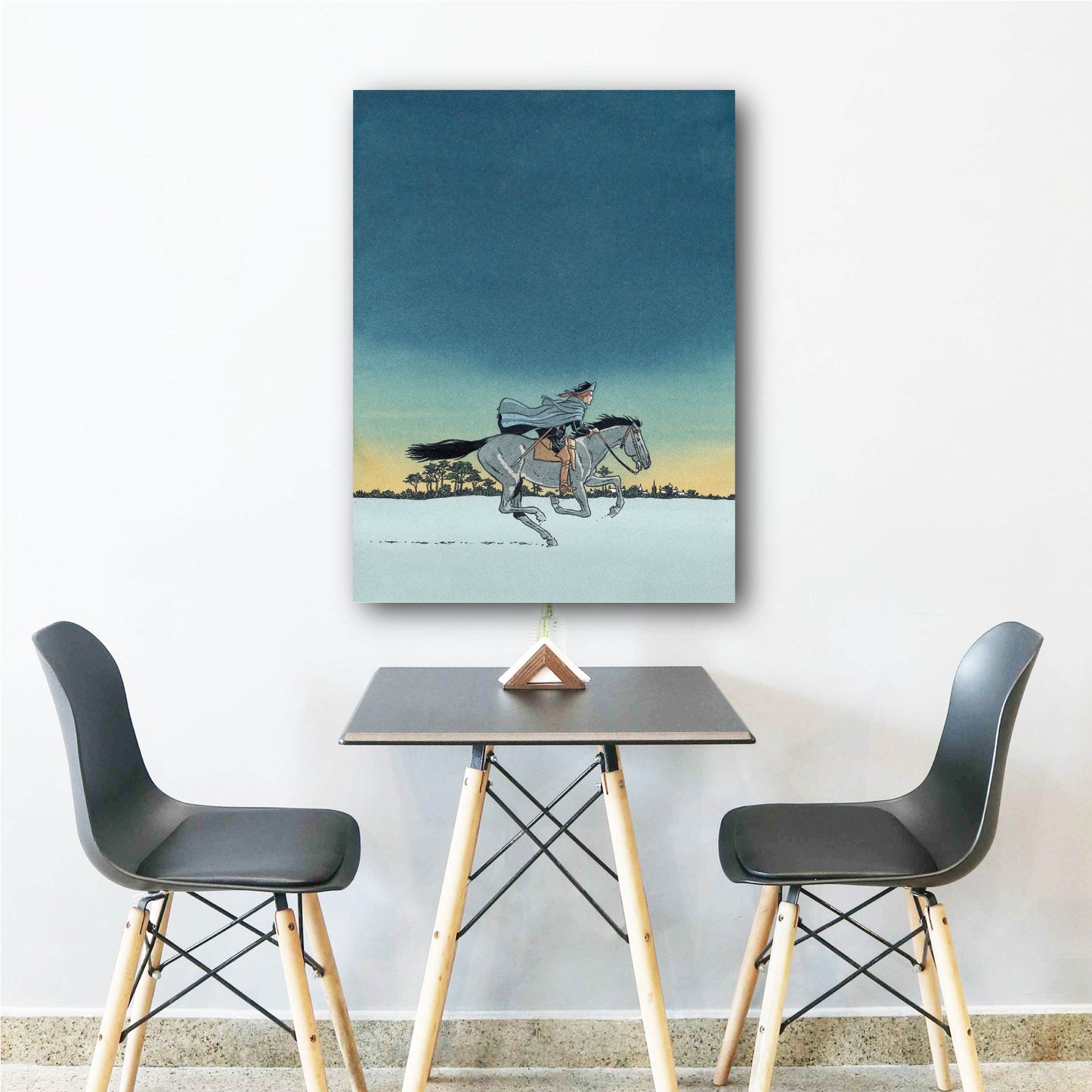 Tableau Les 7 vies de l'épervier 3 - Cheval au galop 2