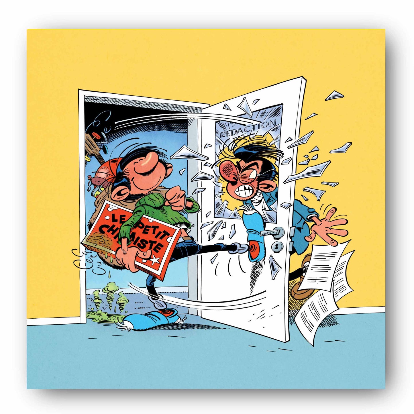 Tableau Gaston Lagaffe 8 Le Retour de Lagaffe
