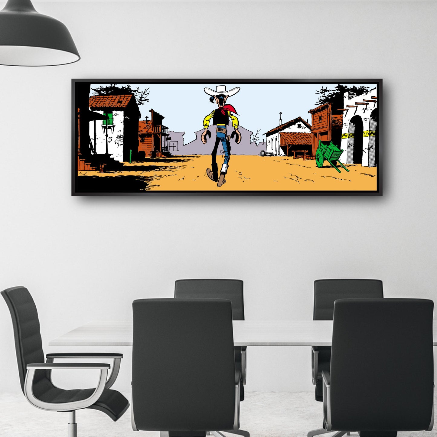 Tableau Lucky Luke 4 Duel de jour