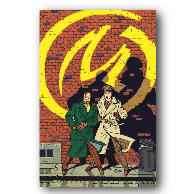 Tableau Blake et Mortimer 1 marque jaune
