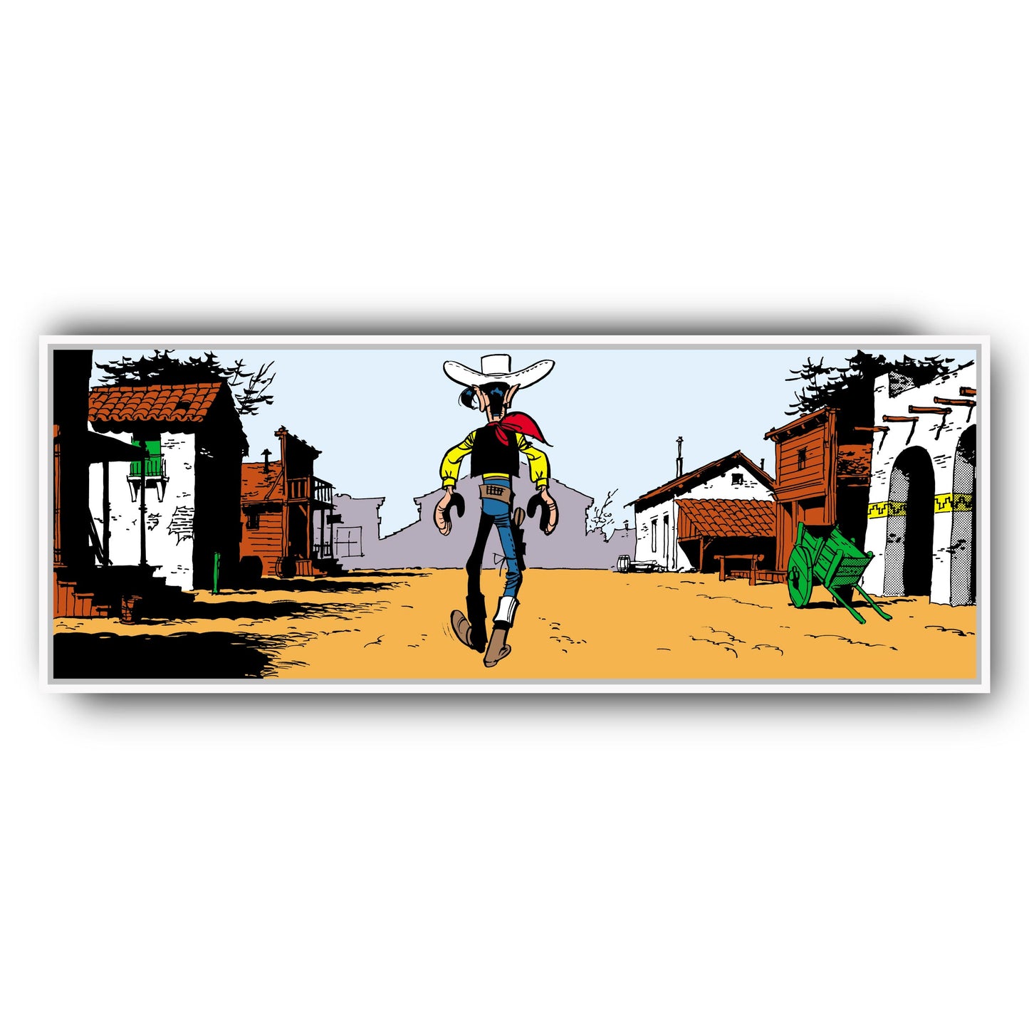 Tableau Lucky Luke 4 Duel de jour