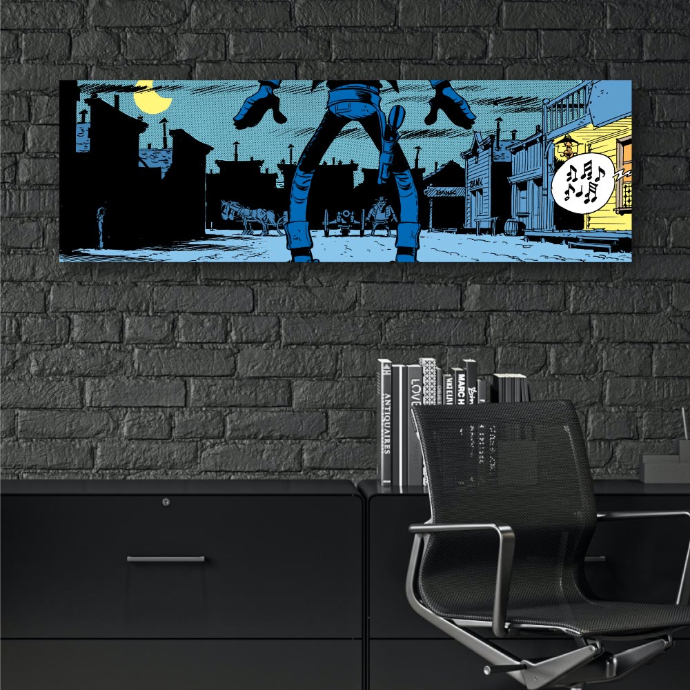 Tableau Lucky Luke 8 Duel de nuit