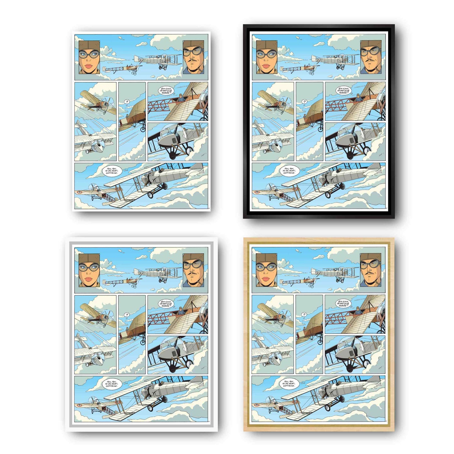 Tableau La fortune des Winczlav 6 Planche BD