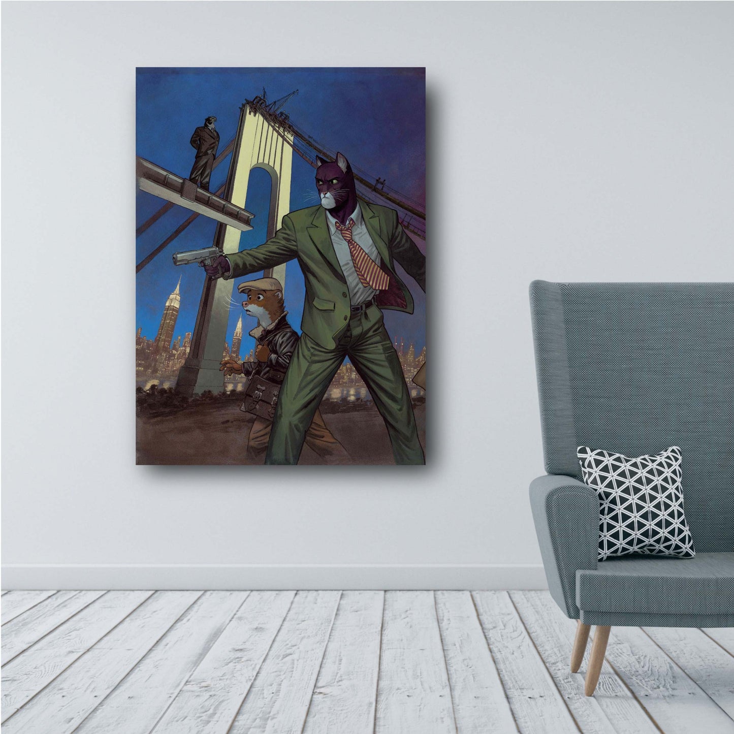 Tableau Blacksad 6 revolver