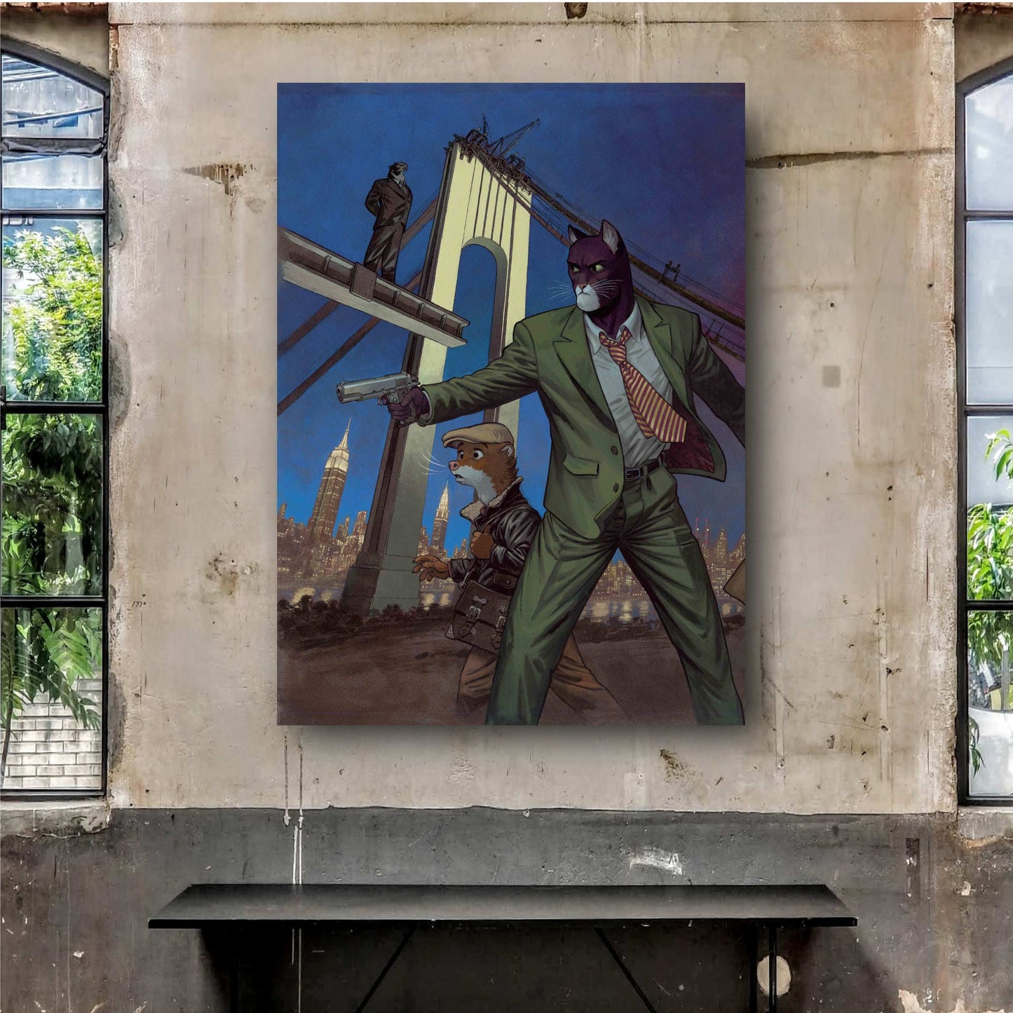 Tableau Blacksad 6 revolver