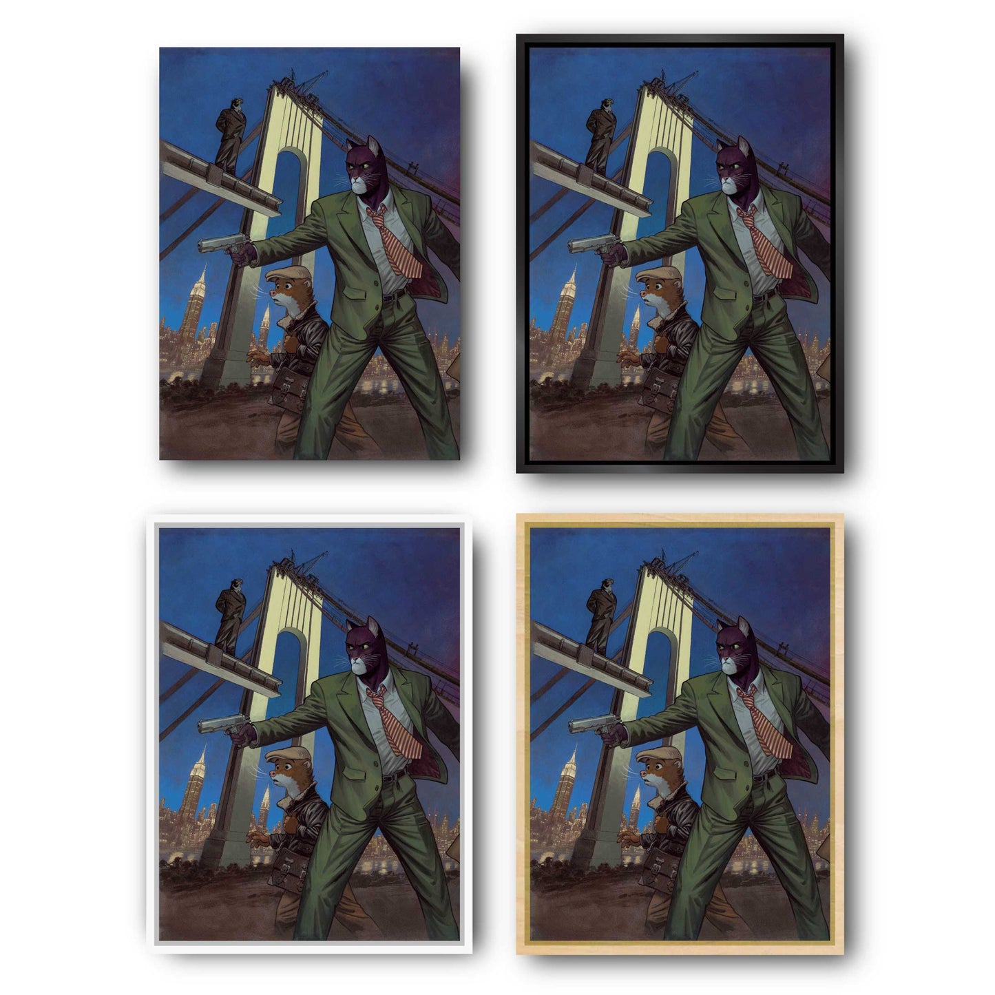 Tableau Blacksad 6 revolver