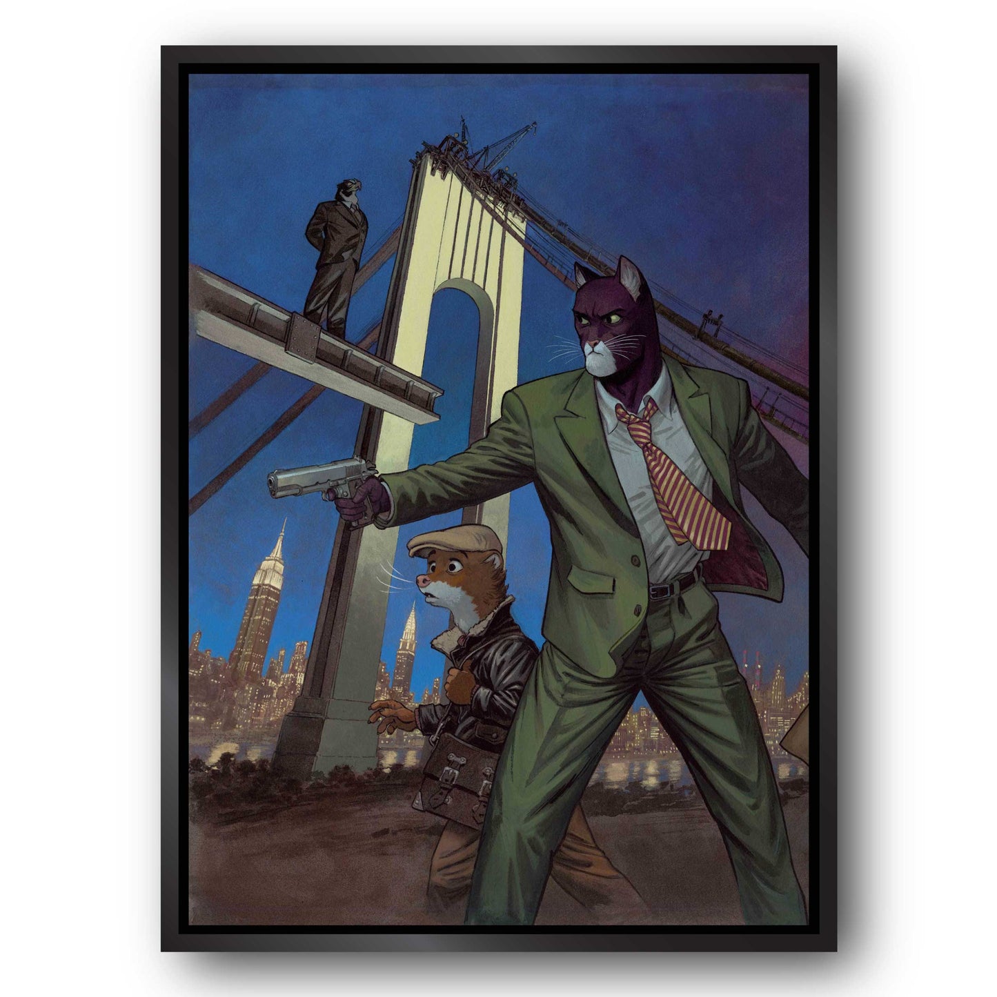 Tableau Blacksad 6 revolver