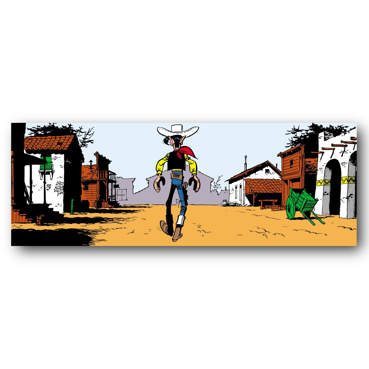 Tableau Lucky Luke 4 Duel de jour