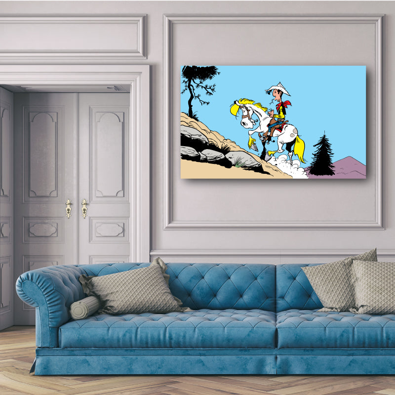 Tableau Lucky Luke 3 Lucky et Jolly