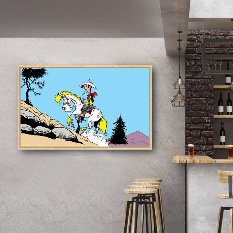 Tableau Lucky Luke 3 Lucky et Jolly