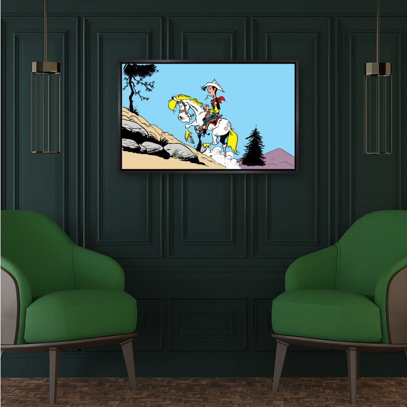 Tableau Lucky Luke 3 Lucky et Jolly