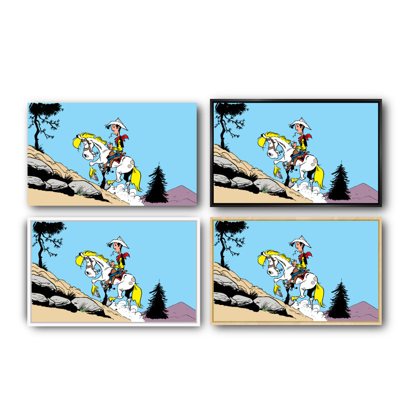 Tableau Lucky Luke 3 Lucky et Jolly