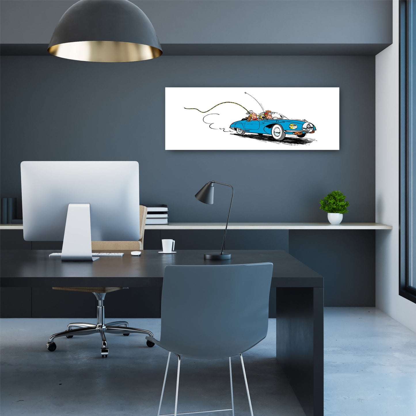 Tableau Spirou 3 Spirou la turbotraction