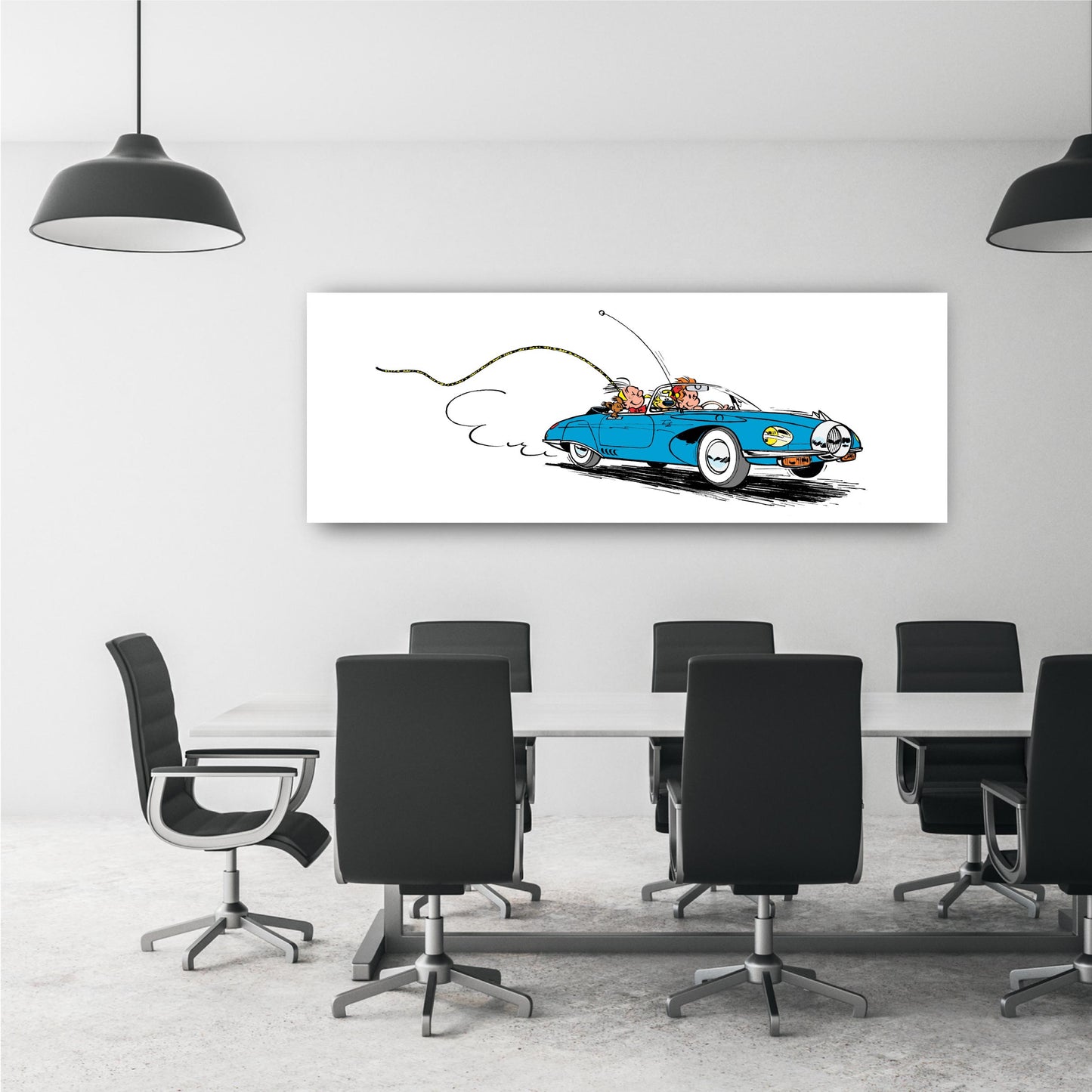 Tableau Spirou 3 Spirou la turbotraction