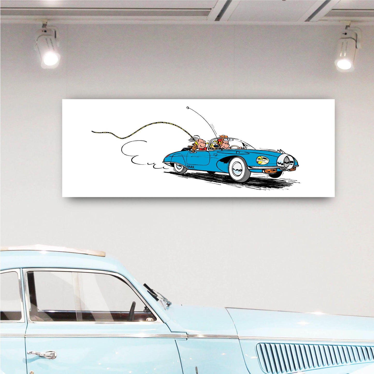 Tableau Spirou 3 Spirou la turbotraction