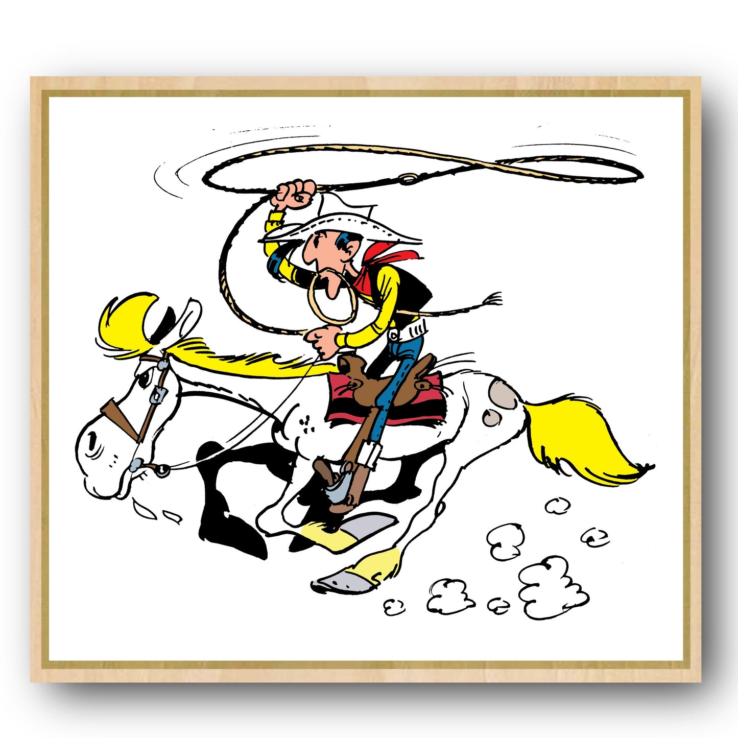 Tableau Lucky Luke 9 Au galop