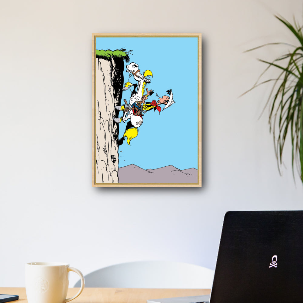 Tableau Lucky Luke 11 Grimpe falaise