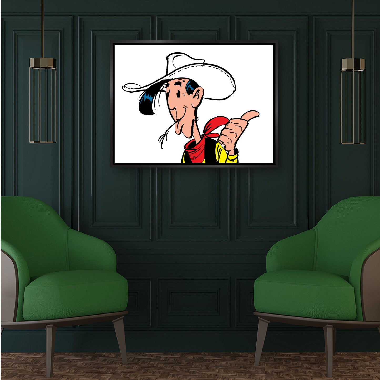 Tableau Lucky Luke 10 Lucky Luke
