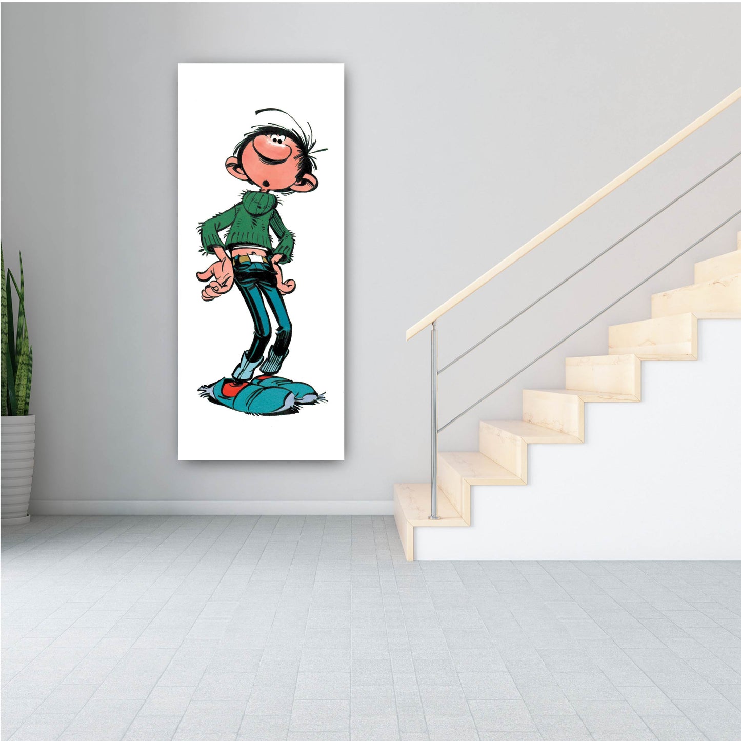 Tableau Gaston Lagaffe 2 Seul