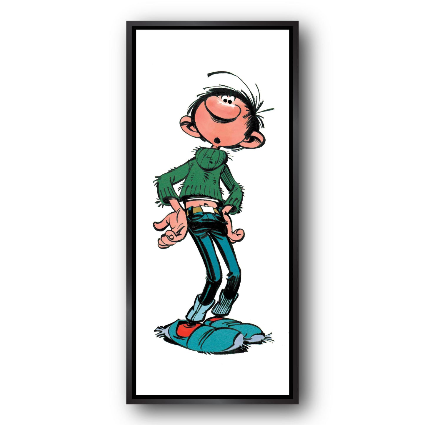 Tableau Gaston Lagaffe 2 Seul