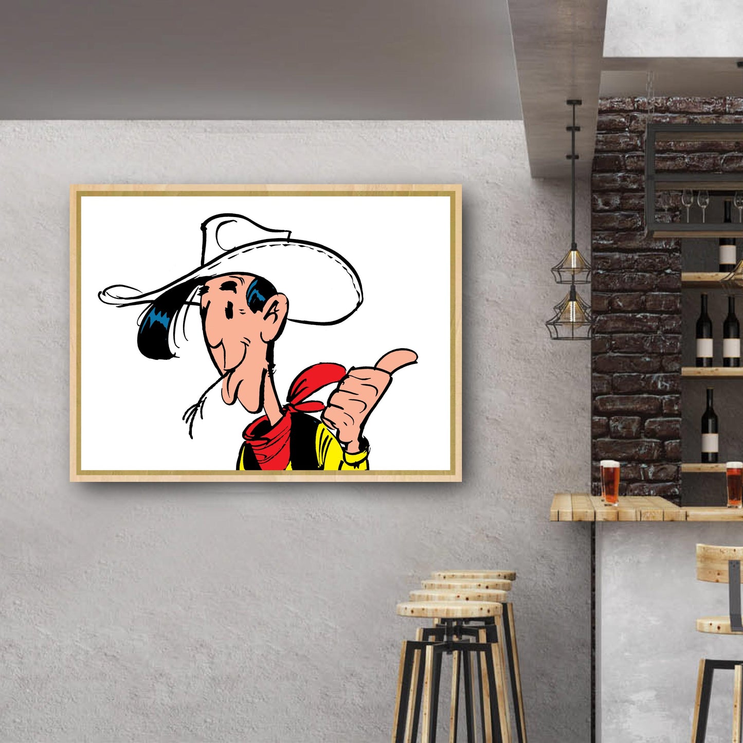 Tableau Lucky Luke 10 Lucky Luke