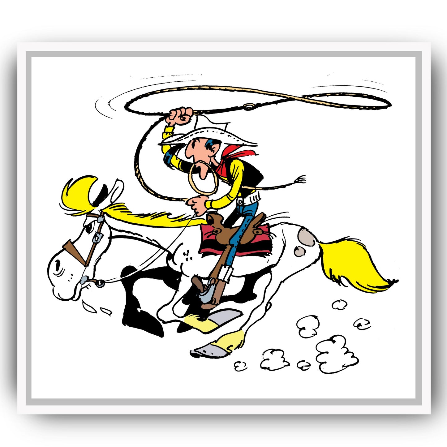 Tableau Lucky Luke 9 Au galop