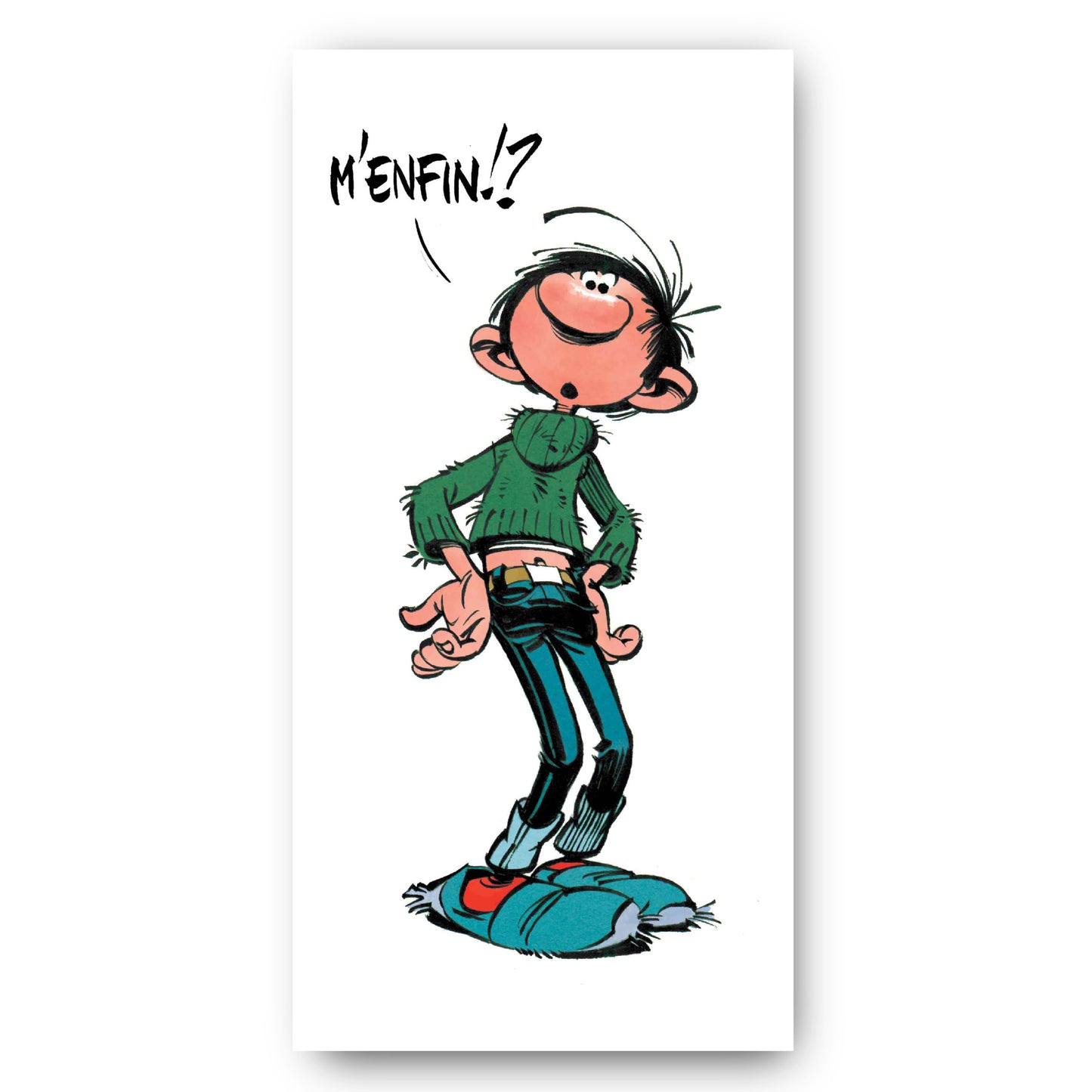 Tableau Gaston Lagaffe 1 M'enfin