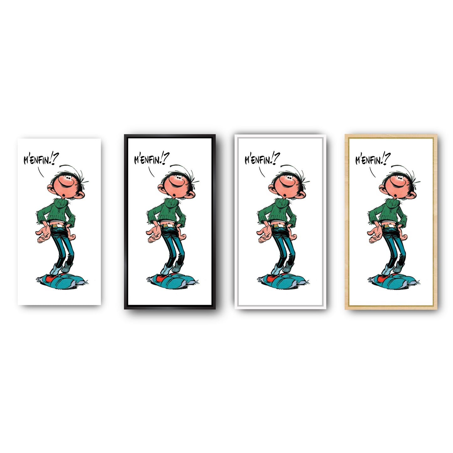 Tableau Gaston Lagaffe 1 M'enfin