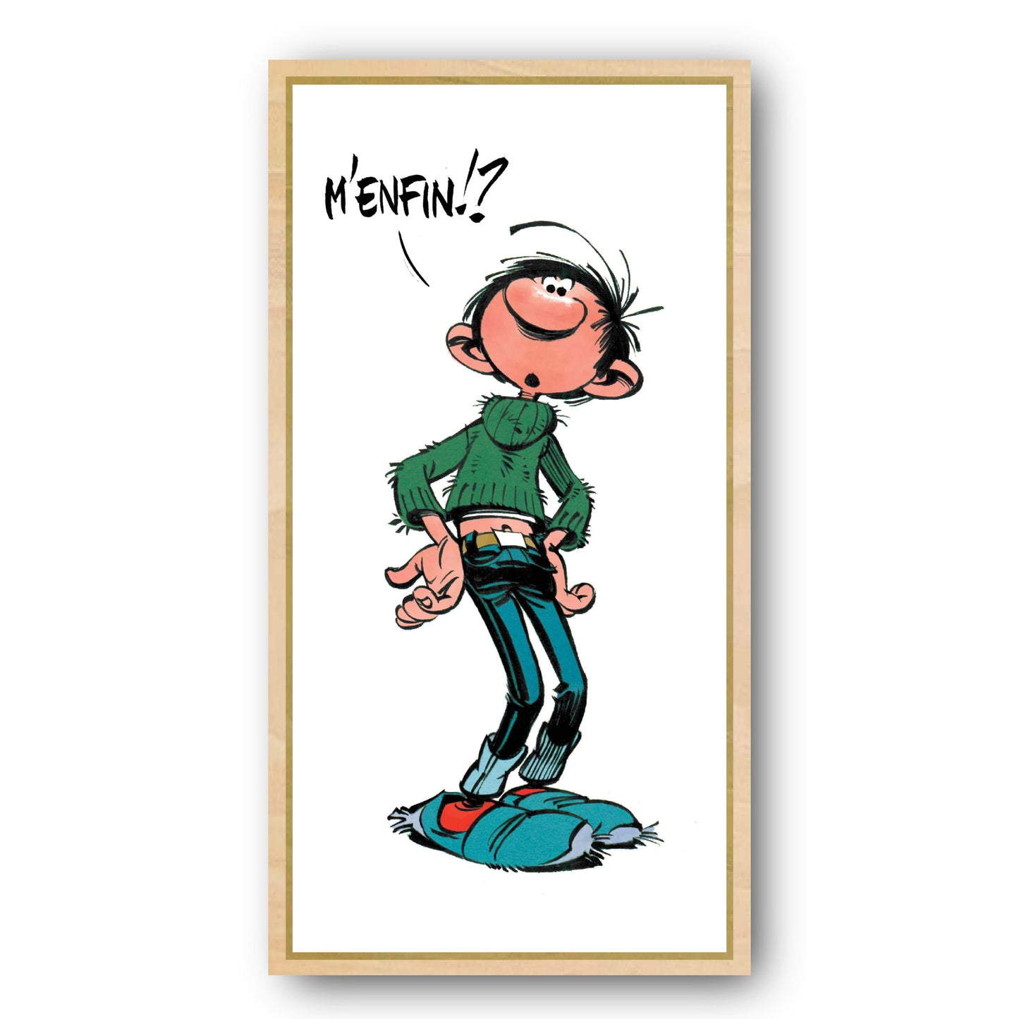 Tableau Gaston Lagaffe 1 M'enfin