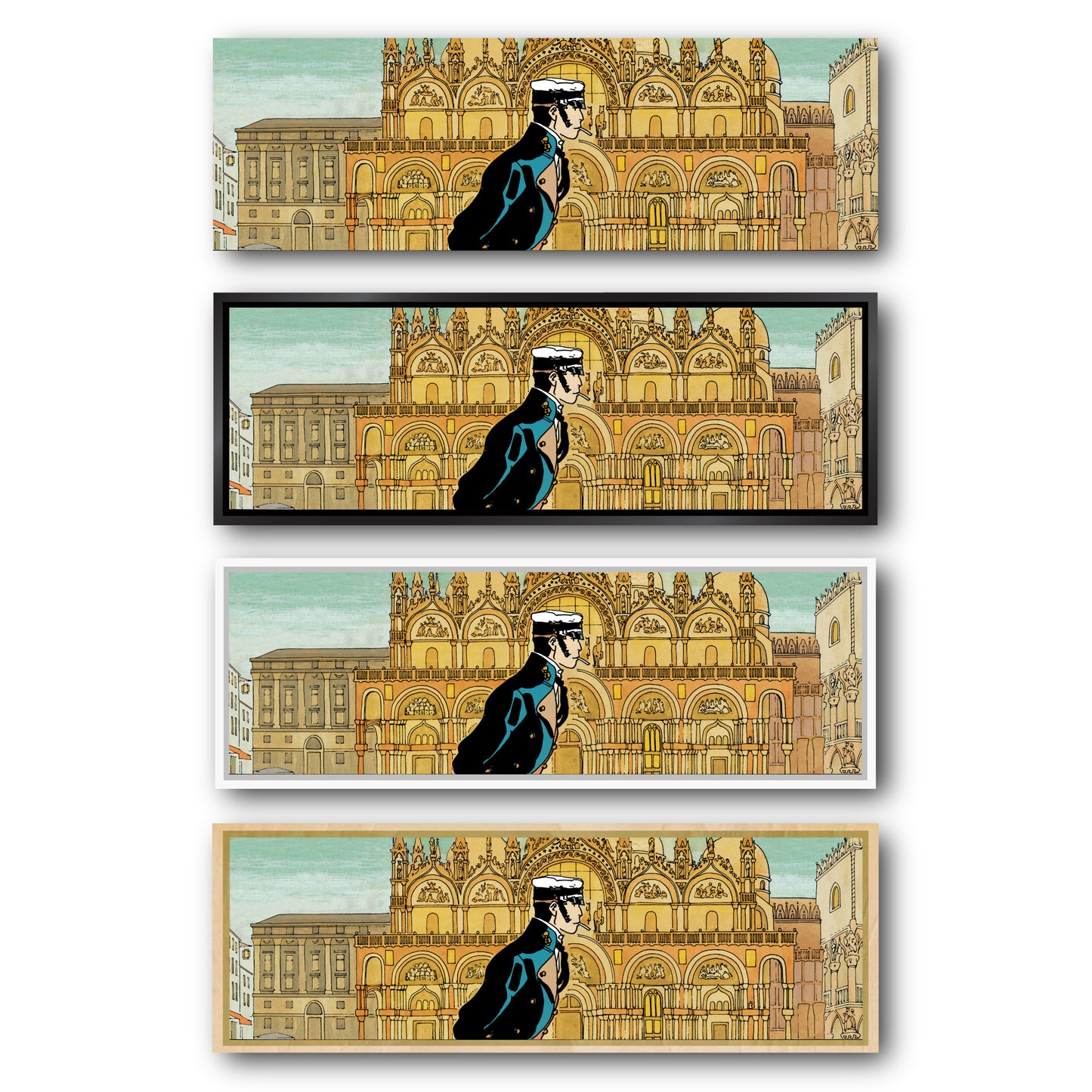 Tableau Corto Maltese 5 Corto à Venise