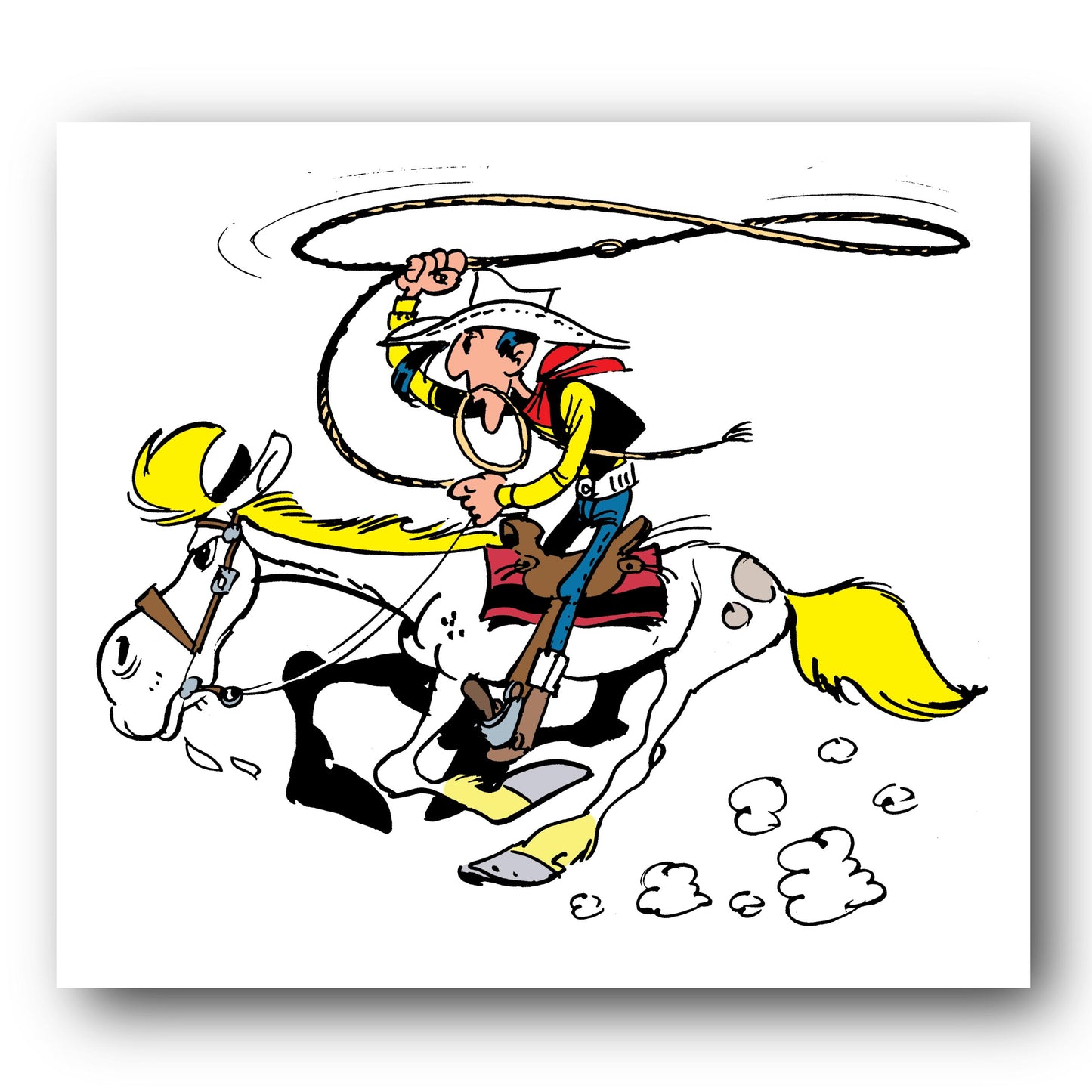Tableau Lucky Luke 9 Au galop