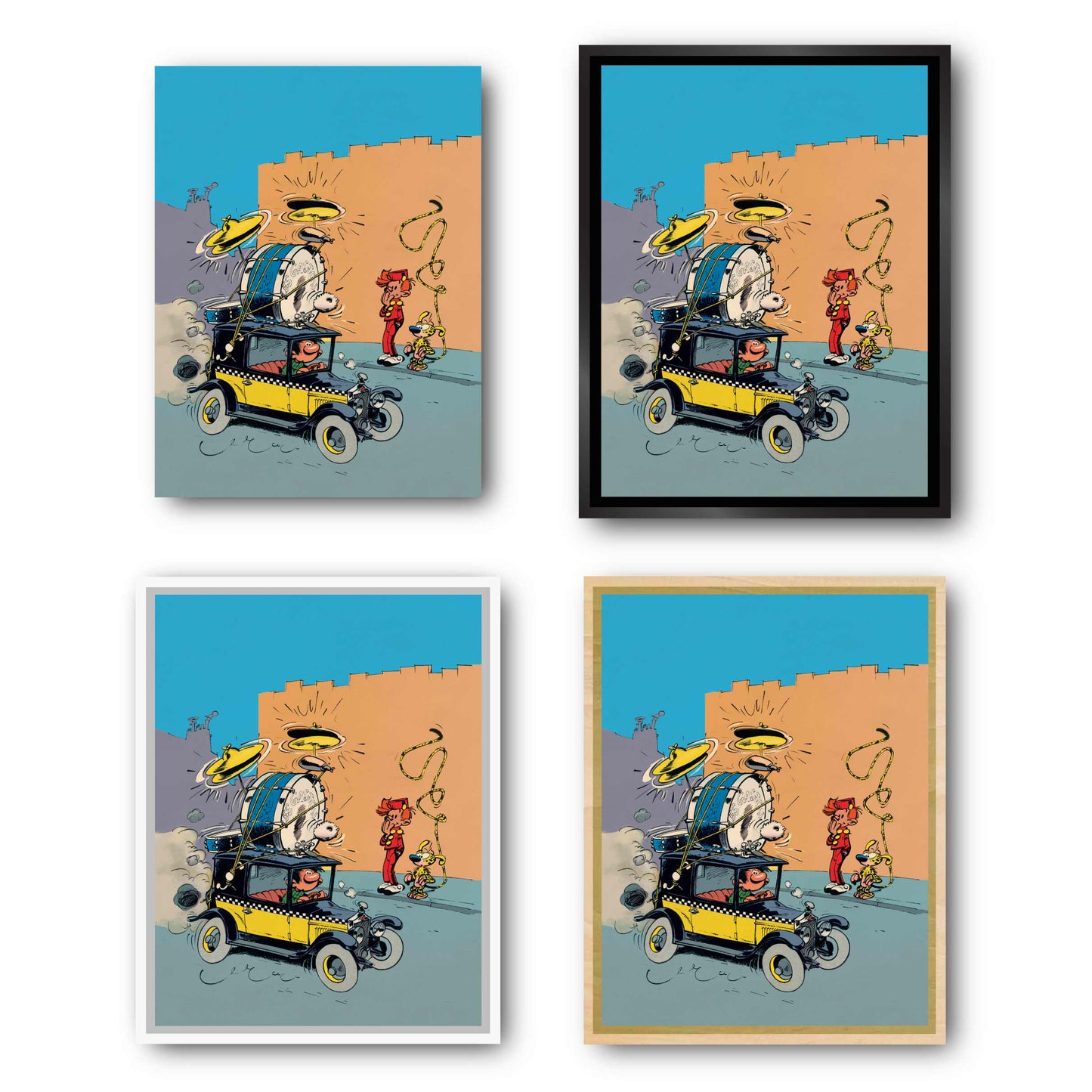 Tableau Spirou 6 Spirou et la voiture de Gaston