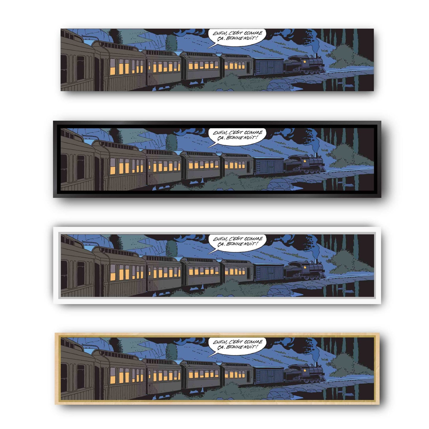 Tableau La fortune des Winczlav 4 train de nuit